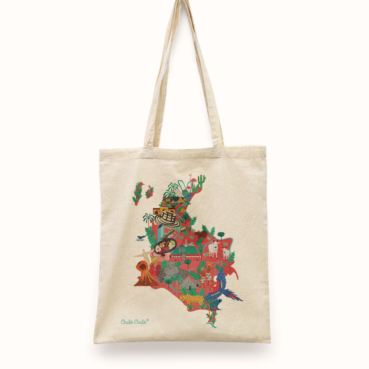Colombian Map Tote Bag