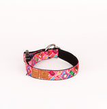 Pink colombian candies Collar for pets