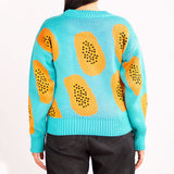 Papaya Knitted Sweater